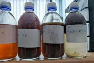 A visual analysis must be carried on all samples throughout the loading and discharge operations to ensure continued quality of the cargo.