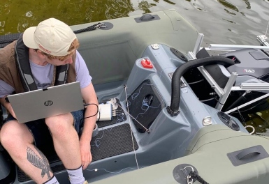 A comparative study of underwater radiated noise from electric and conventional boats