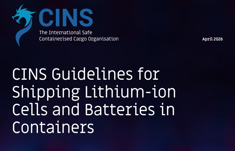 Guidance for shipping lithium-ion cells and batteries in containers has been published