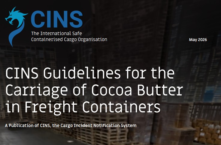 Updated guidance on the carriage of cocoa butter in containers has been published. Photo credit: CINS