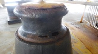 Figure 8. Fairlead in poor condition