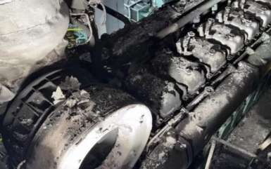 Engine room fire risk highlighted due to auxiliary engine erosion plug failure. Photo credit: Skuld Club
